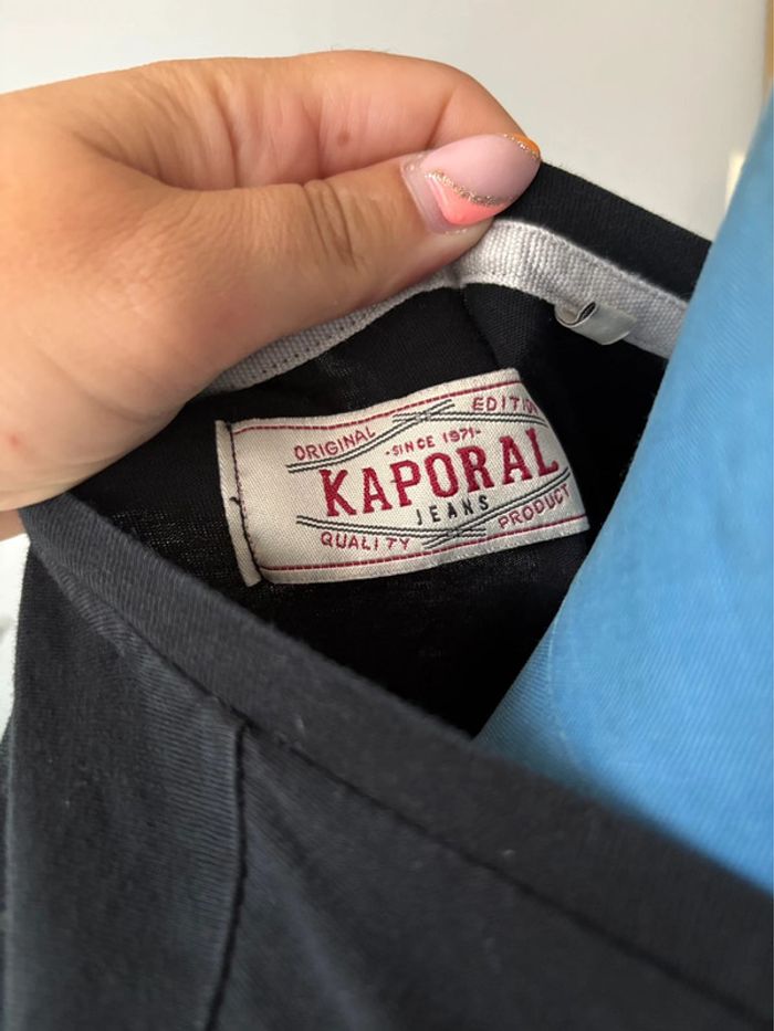 T shirt Kaporal - taille M - noir - en très bon état - photo numéro 4