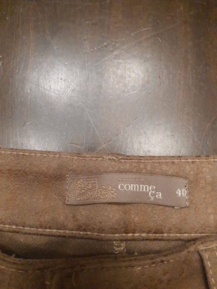 Pantalon Comme Ça marron  fr 40 - photo numéro 12