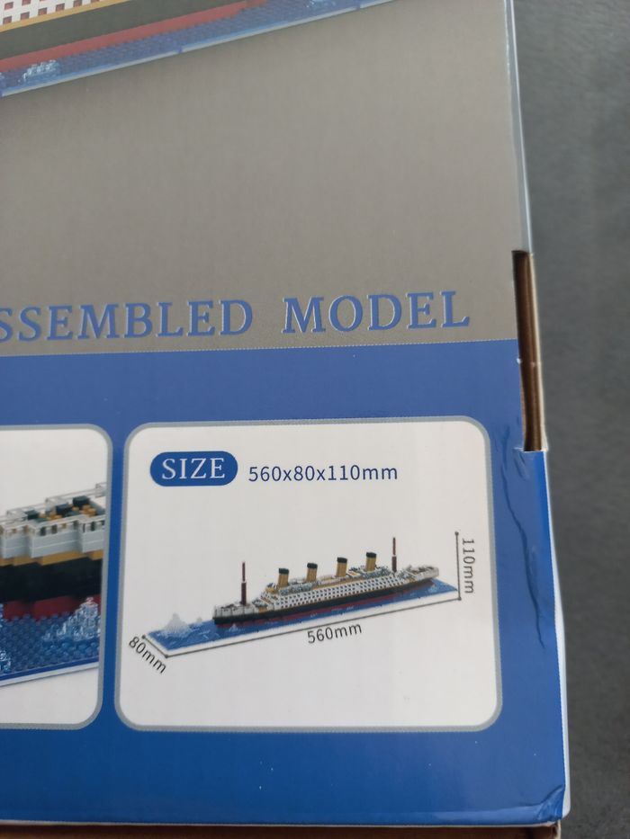 Construction bateau titanic bricks mini blocks briques 1850 pieces - photo numéro 3