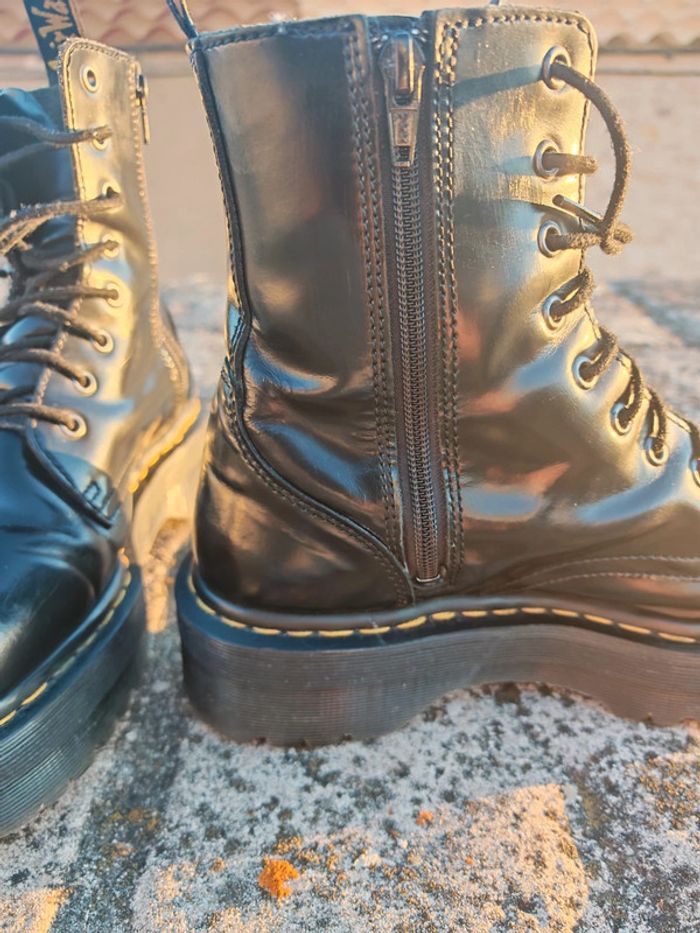 Bottes Dr. Martens Jadon en cuir noir, taille 42. - photo numéro 9
