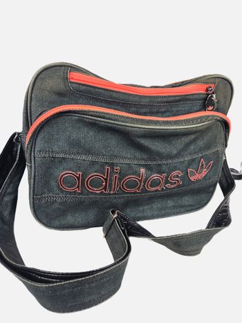 Sac Bandoulière Adidas Gris Vintage