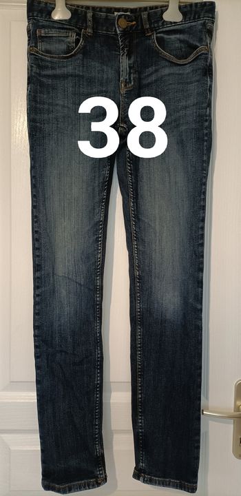 Jean 38 bleu slim Kiabi