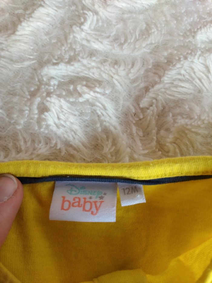 Polo tee shirt manches courtes Garçon 12 mois Winnie the Pooh l'ourson Disney Baby 100% coton - photo numéro 6