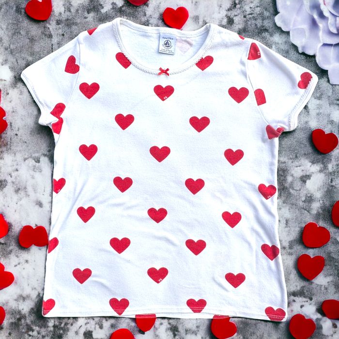 Ensemble 2P Pyjacourt fille coeurs Petit Bateau 8 ans TBE (17€) - photo numéro 7