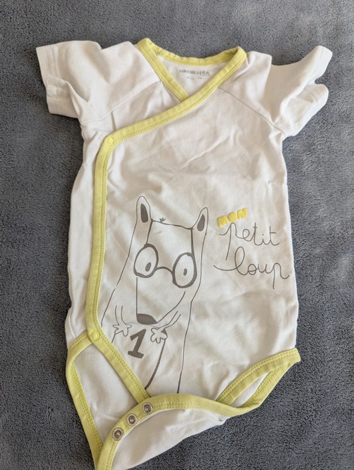 Lot de 3 bodies - 12 mois - Orchestra - photo numéro 3