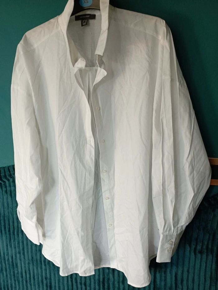Chemise femme oversize vert clair - photo numéro 4