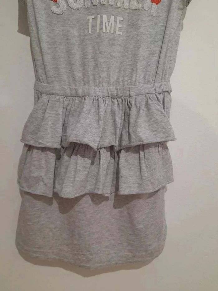 Robe grise IKKS 6 ans - photo numéro 3
