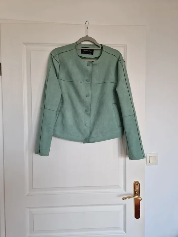 Veste verte stradivarius M
