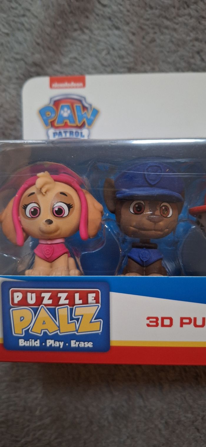 Figurines neuves Pat Patrouille en Gomme 3D à assembler dont une secrète - photo numéro 7