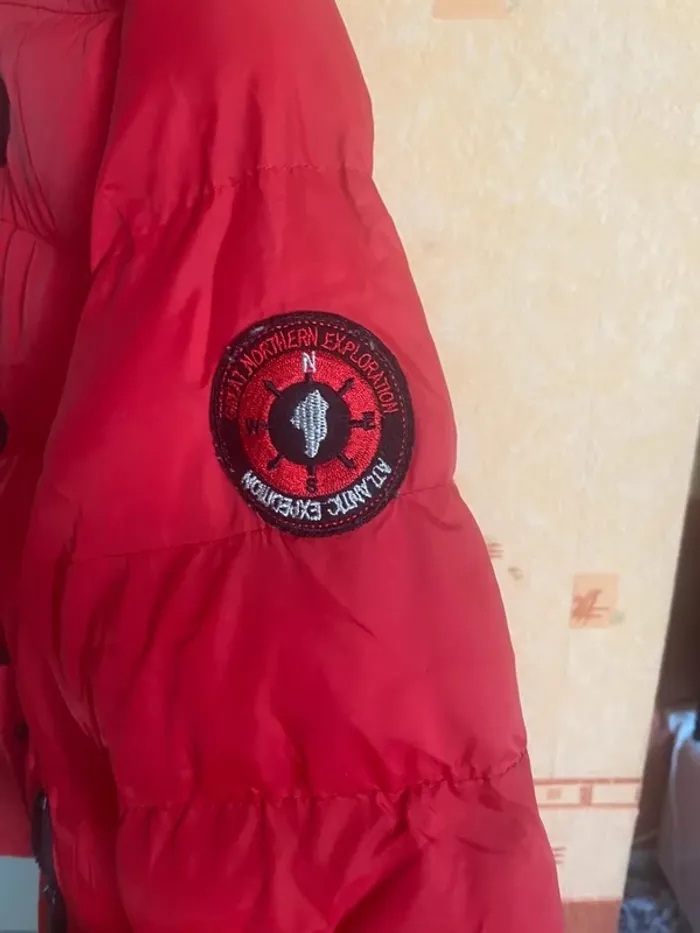 Blouson chaud Brave Soul - Taille 40/L - Rouge éclatant - photo numéro 4