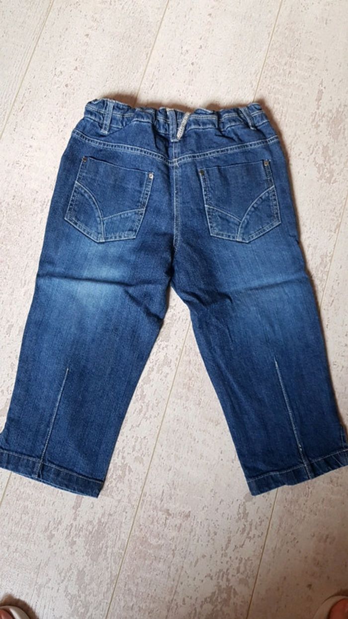 Pantacourt jean fille - photo numéro 3