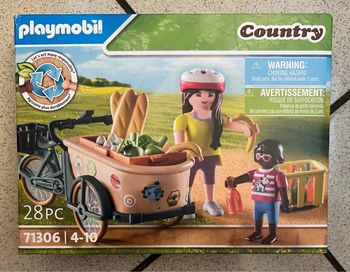 Playmobil 71306 Cycliste avec vélo et remorque Avant