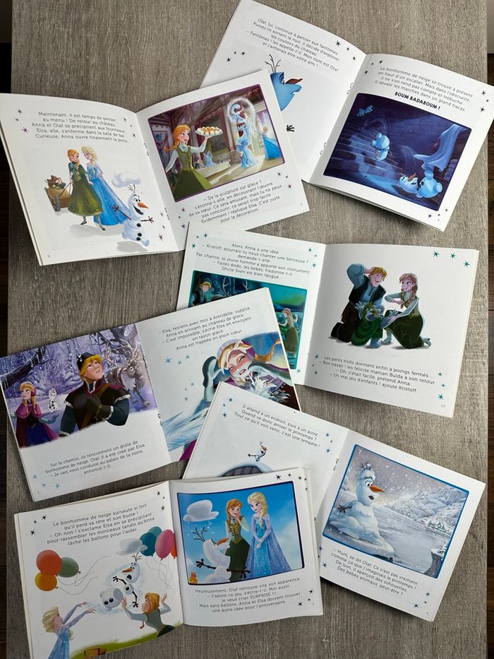 lot de 6 petit livres - la reine des neiges - photo numéro 6