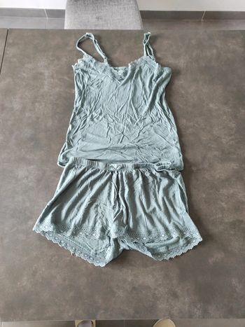 Pyjama dentelle été 2 pièces S