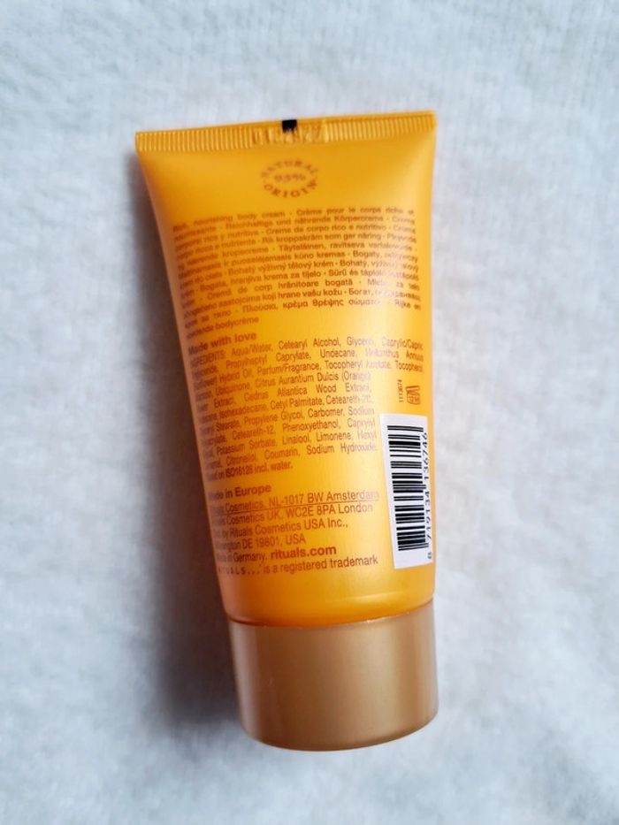 Rituals The Ritual of Mehr sweat orange & cedar wood.
💮 loving body cream 70ml. Neuf. - photo numéro 2