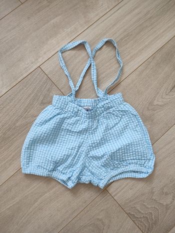 Salopette/bloomer 24 mois vichy