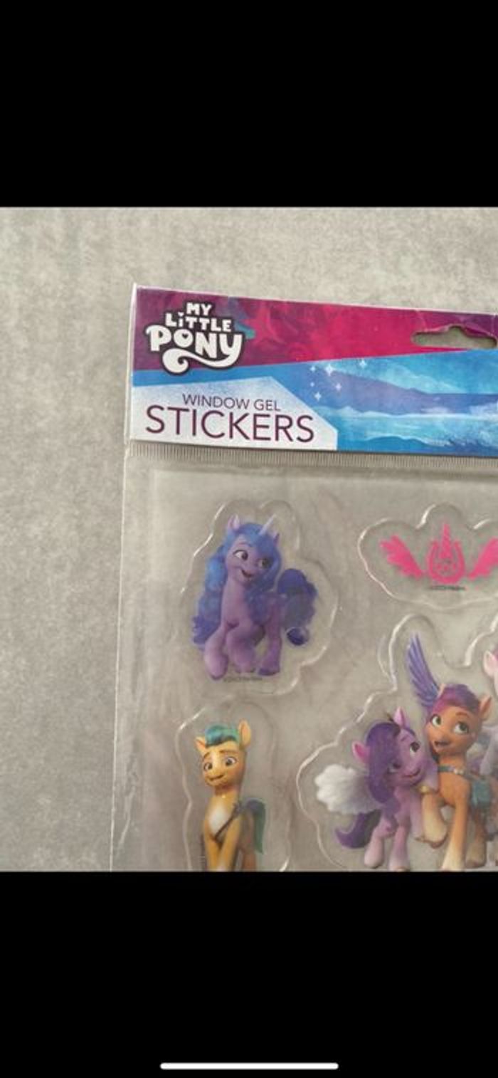 Stickers en gel pour fenêtre My little Pony - photo numéro 2