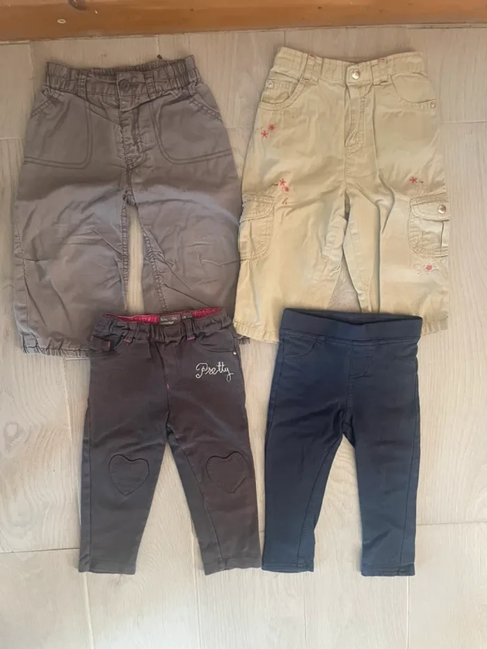 4 pantalons 18mois