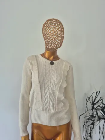 Pull Crème Femme Taille S/M