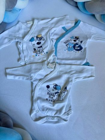 Lot de 3 bodys 0Mois
