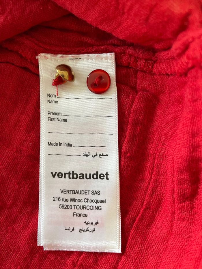 Très jolie robe verbaudet 12 mois assez fine - photo numéro 3