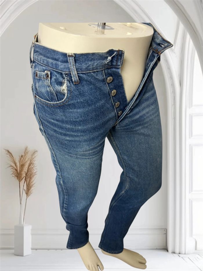 Jean Levi's 501 bleu - Taille 30/36 vintage 1995 - photo numéro 2