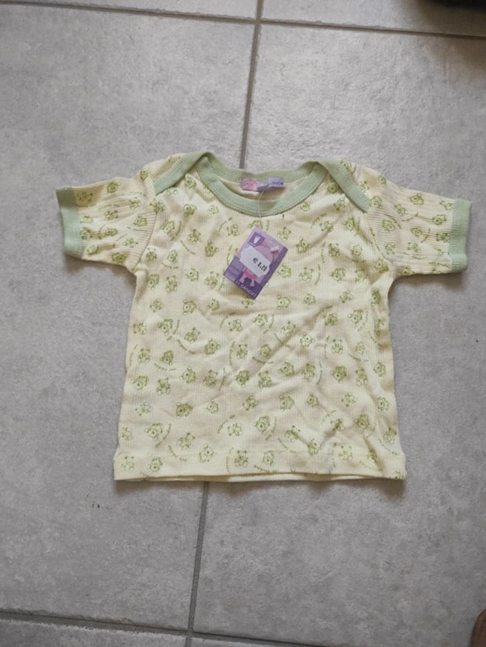 Tee shirt maillot de corps Éliot et Capucine 18 mois