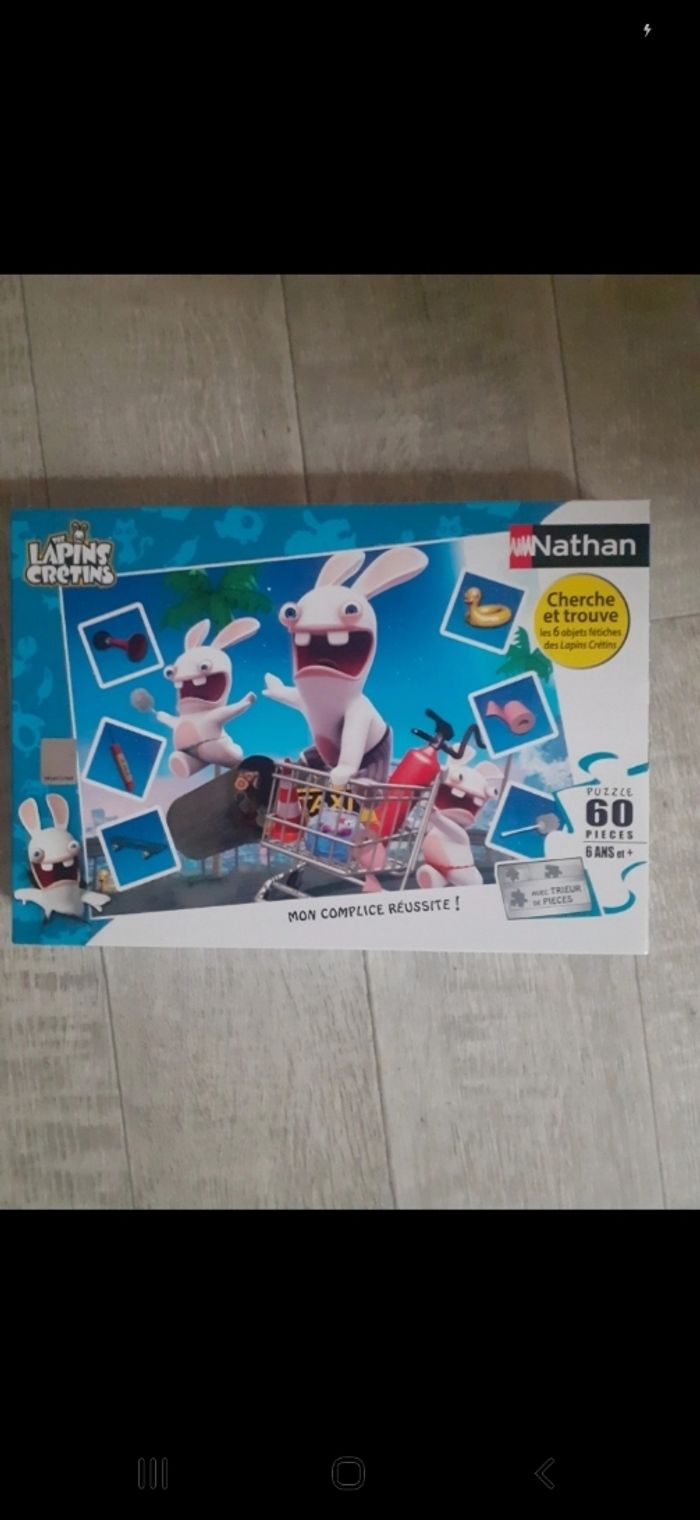 Puzzle lapin cretin
