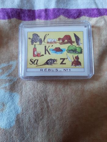 jeu cartes 12 rébus historiques marc vidal fabriqué en France