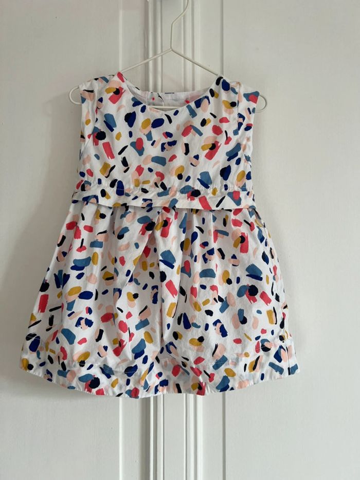 Ensemble Jean Bourget 12 mois robe + gilet - photo numéro 3