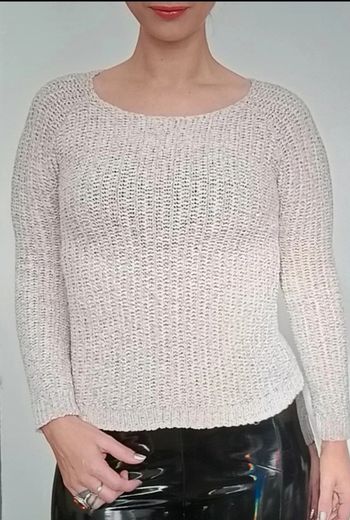 Pull d hiver pailleté multicolore Caroll taille 36