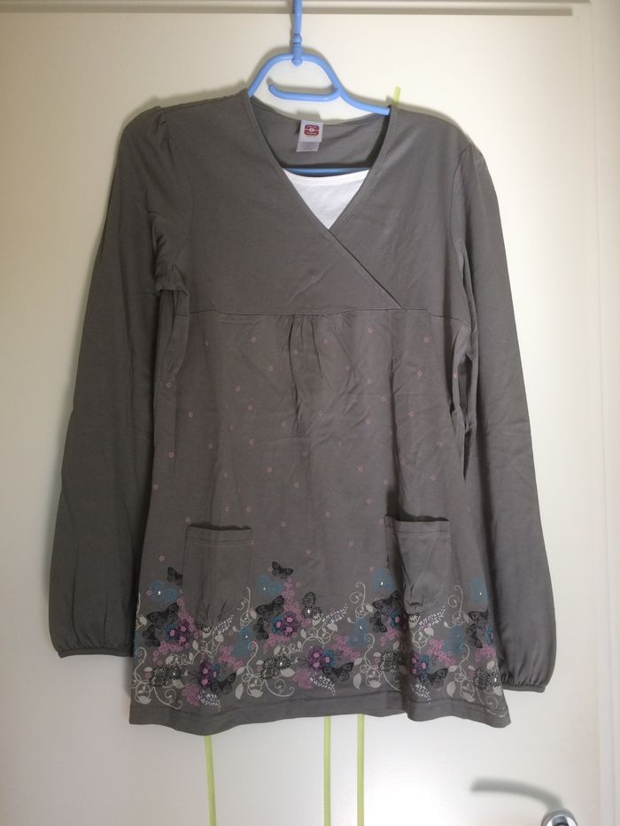 Tunique fille manches longues