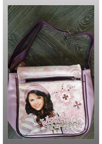 Sac à main Wizards of waverly place cuir violet/blanc 35x31cm