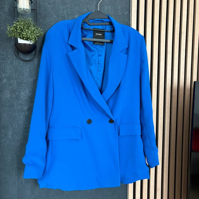Blazer bleu Pull & Bear – Taille L, neuf sans étiquette