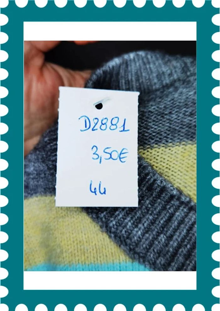 D2881 - pull femme en taille 44 - photo numéro 3