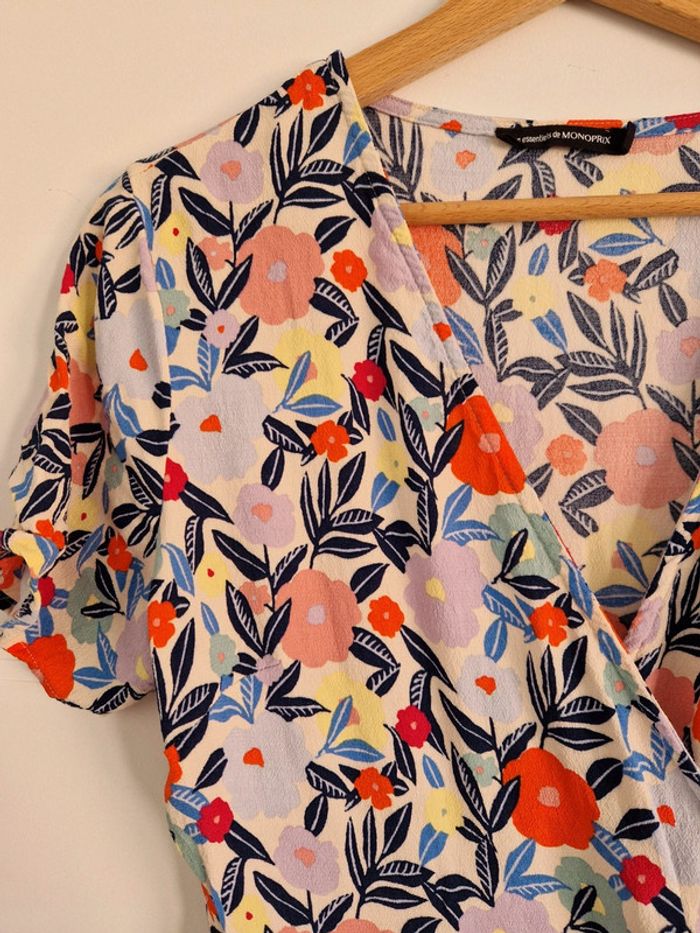 🌸 Robe portefeuille Monoprix – taille 40 - photo numéro 4