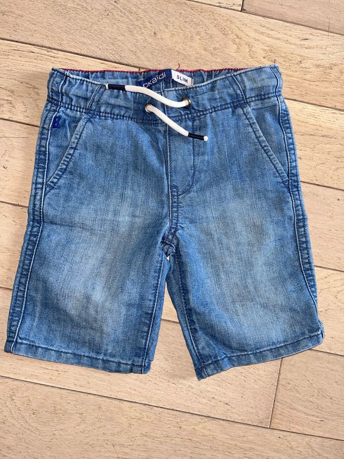 Short en jean garçon