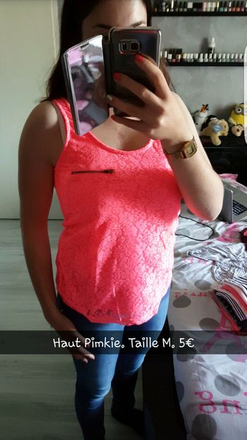 Débardeur rose Pimkie