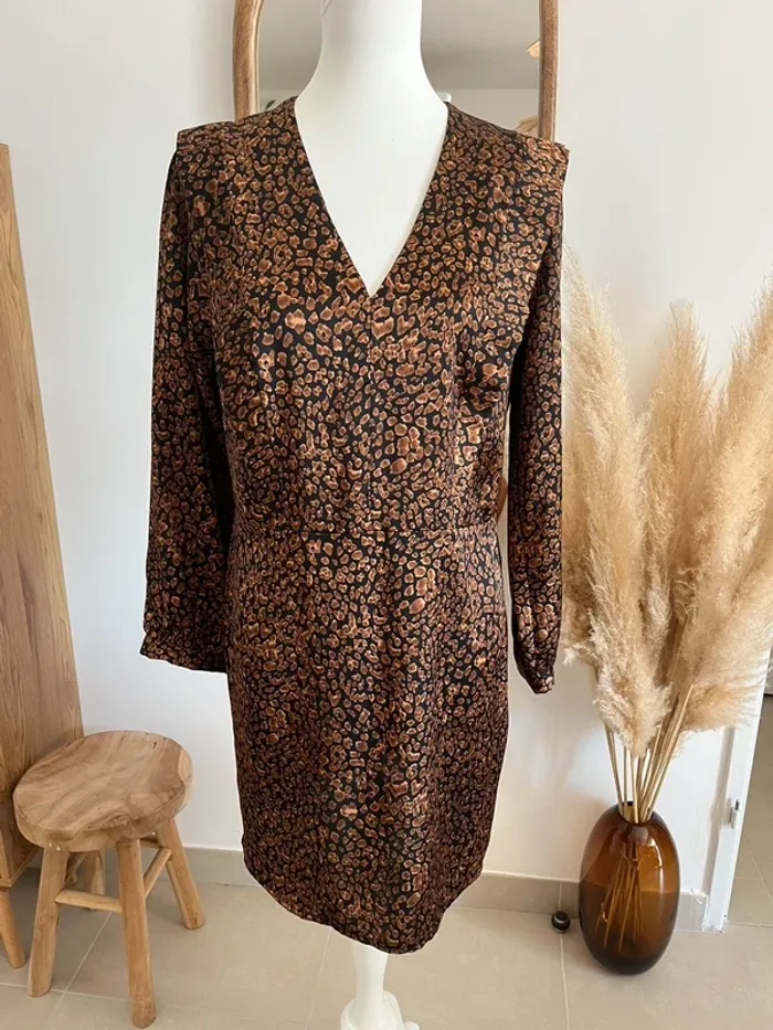 Robe marron et noire Ema Blues - photo numéro 5