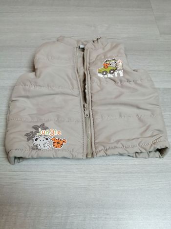 Doudoune sans manches 12 mois