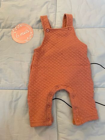 Salopette 6 mois fille P’tit bisou