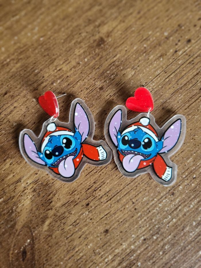 Boucles d'oreilles Stitch Disney