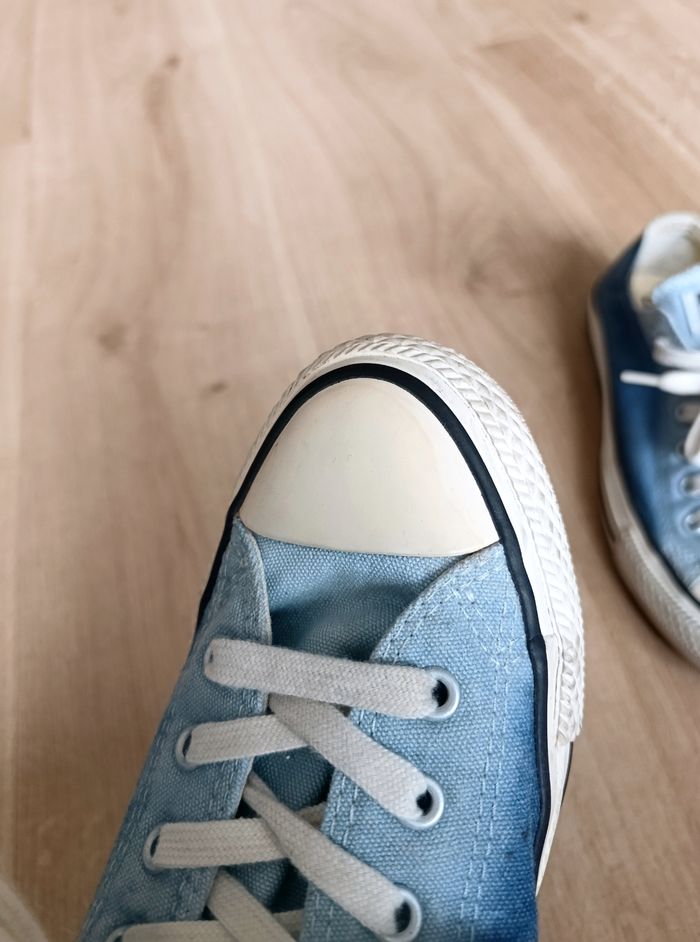 Converse bleues jean - photo numéro 7