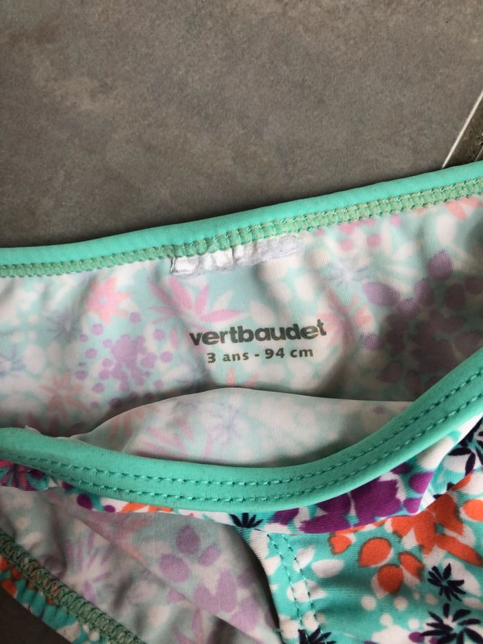 Maillot de bain 2 pièces 3 ans Vert Baudet - photo numéro 2