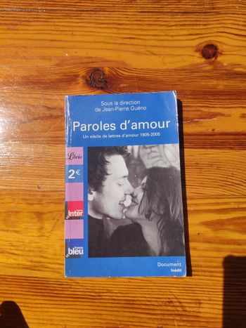 Paroles d'amour