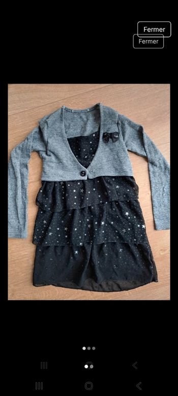 Robe de soiree ou de  noel fille