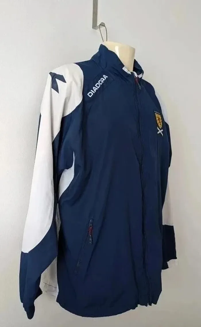Veste zippée Diadora équipe football Ecosse - taille L - photo numéro 3