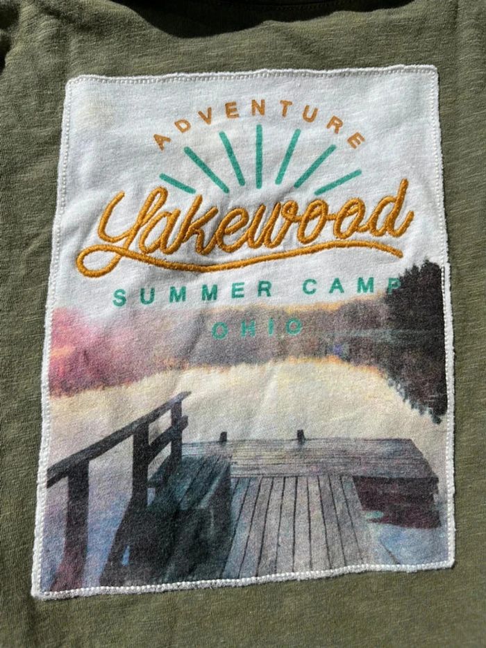 T shirt kaki taille 8 ans Kiabi - photo numéro 4