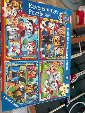 4 puzzles pat patrouille 