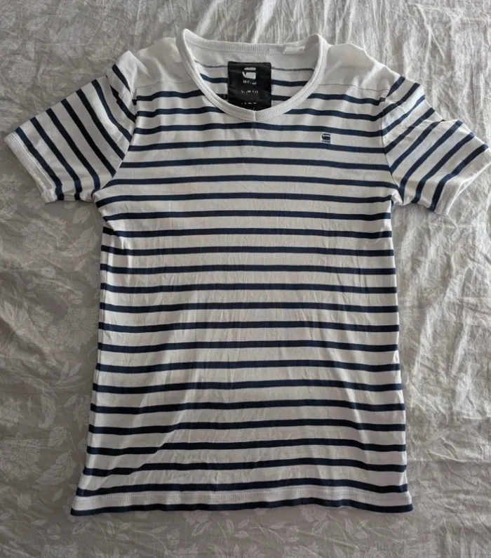 Tee shirt rayé g star raw - photo numéro 2